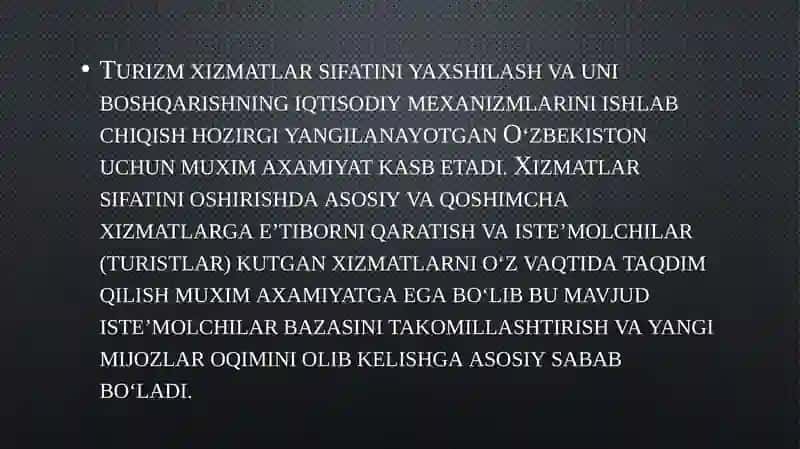 Turizmda sifat 3