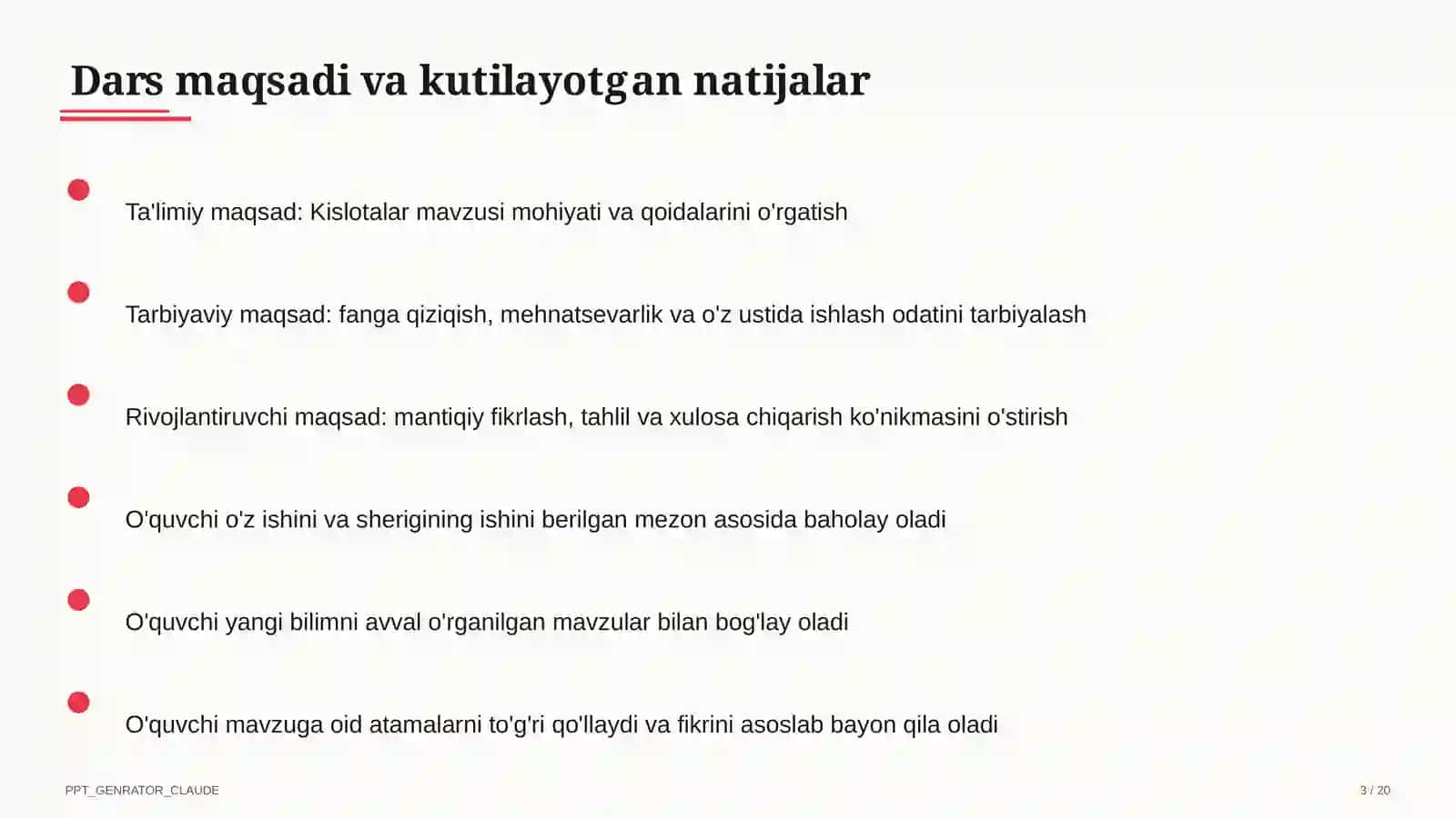 Kislotalar (8-sinf) 3
