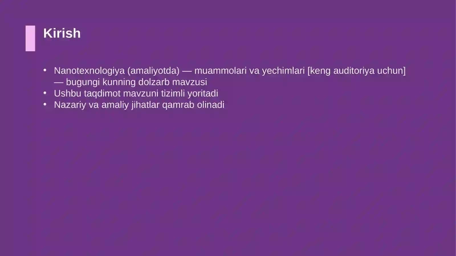 Nanotexnologiya (amaliyotda) — muammolari va yechimlari [keng auditoriya uchun] 3