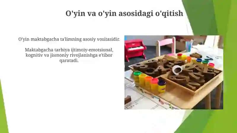 Maktabgacha pedagogikaning predmeti va uning vazifalari 3