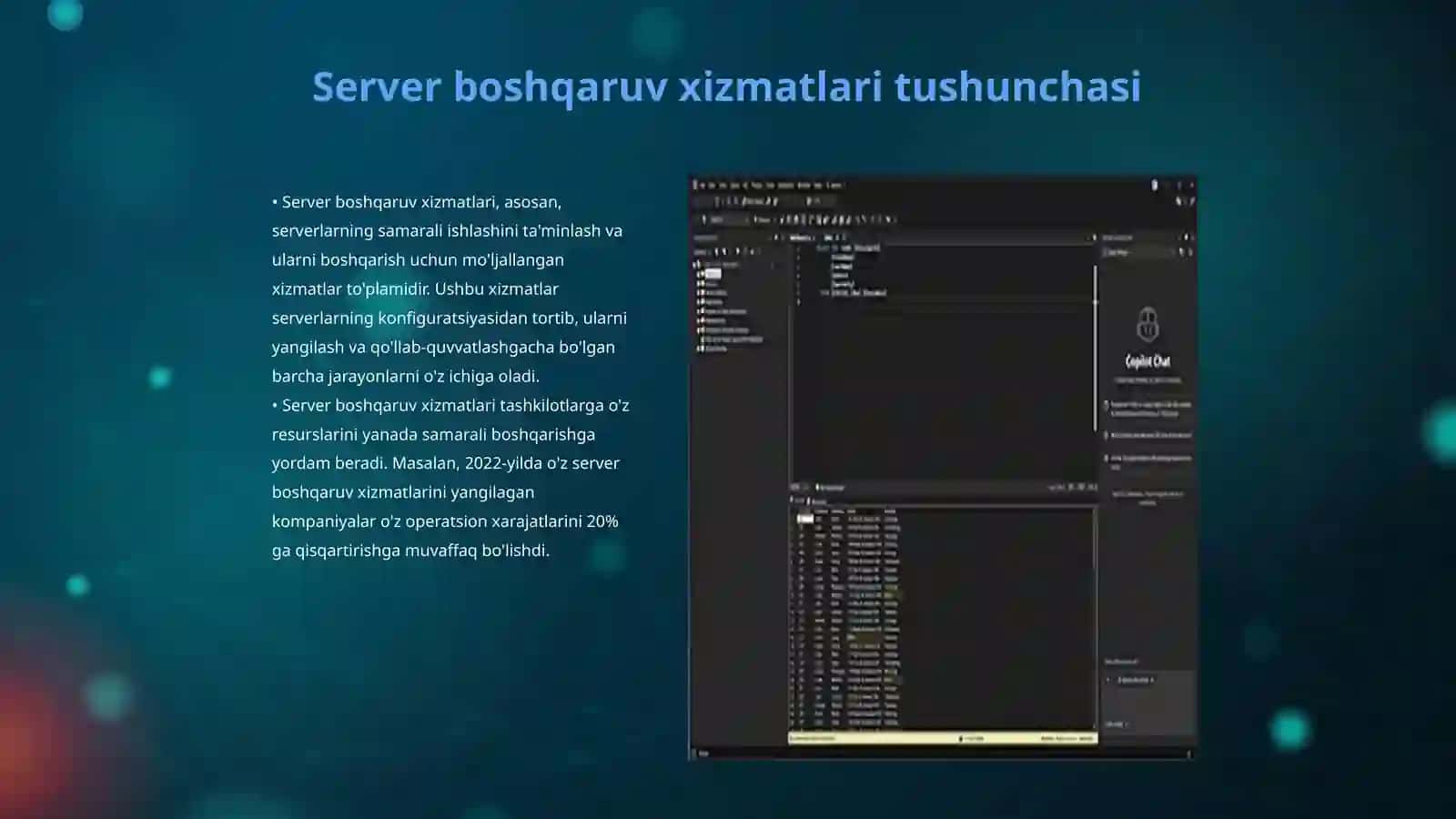 Server boshqaruv xizmatlari 3