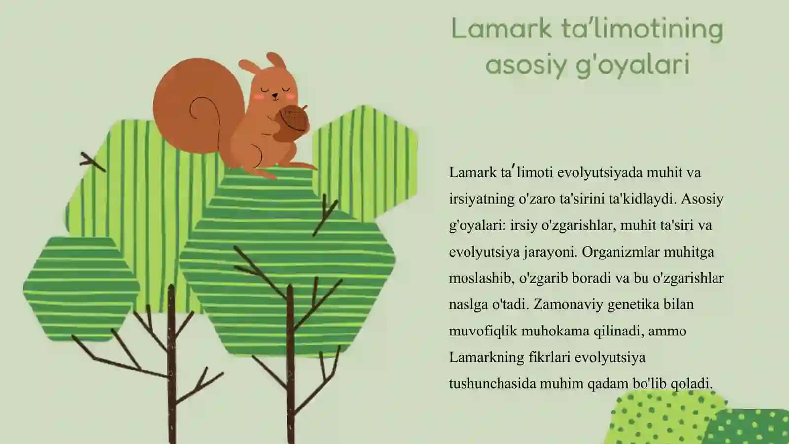 Lamark taʼlimoti 3