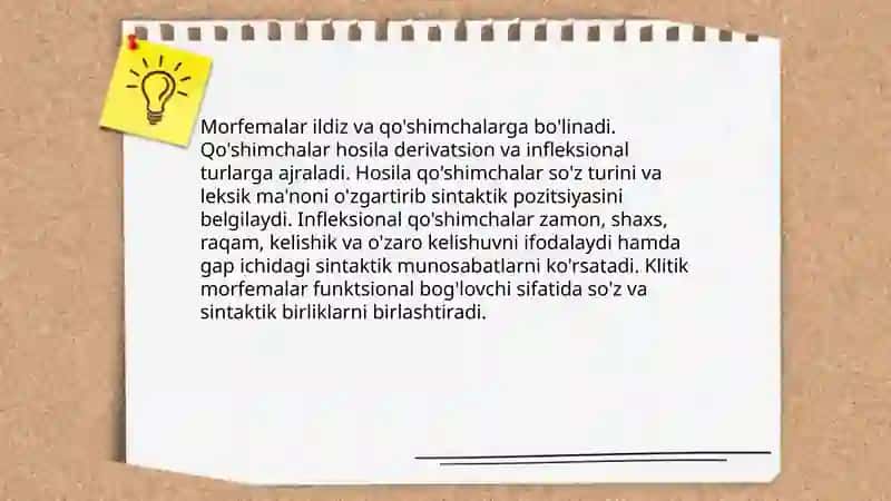 From morphology to Syntax 3