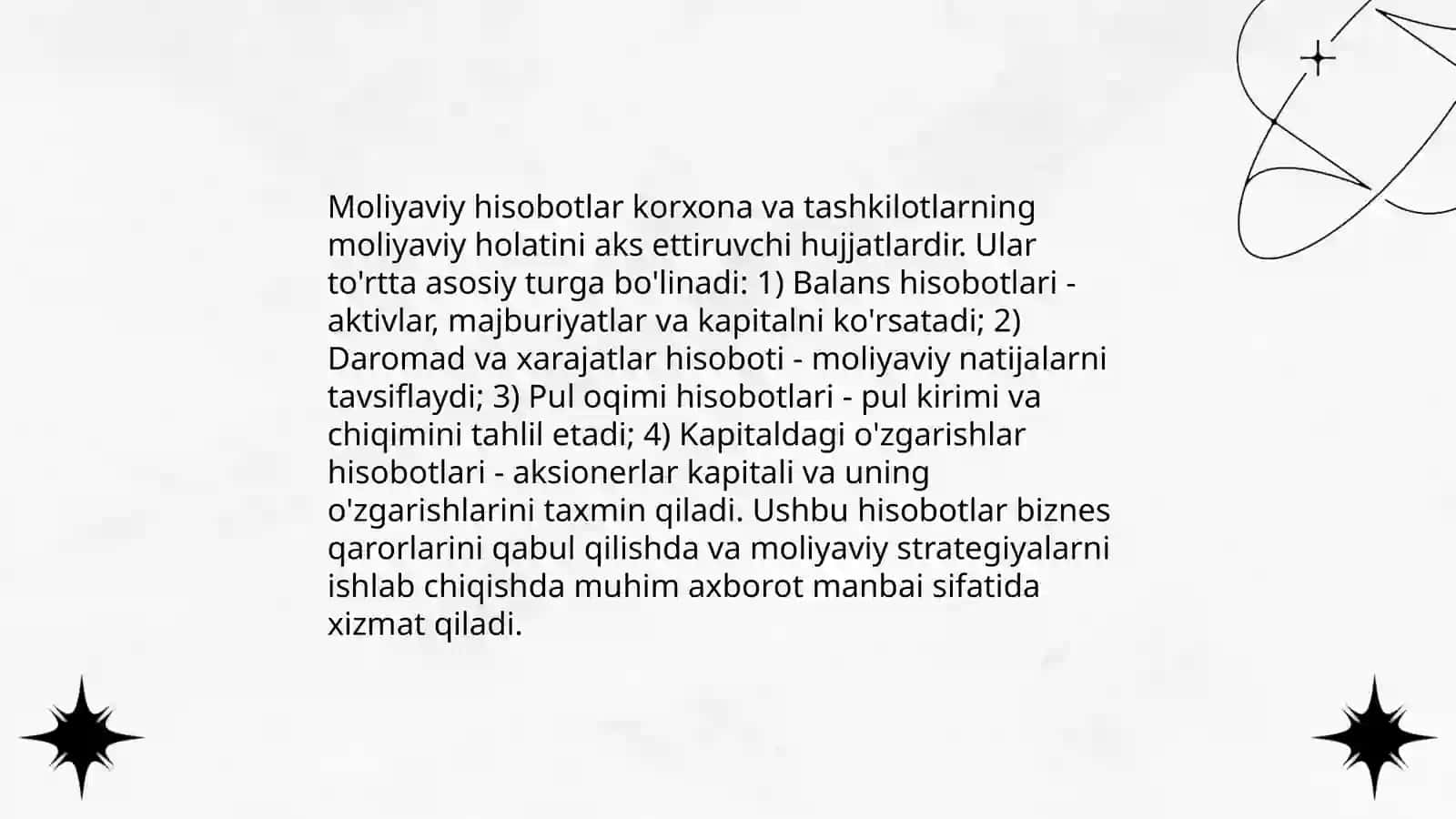 Moliyaviy natijalar va rentabillik tahlili.pul oqimlari tahlili 3