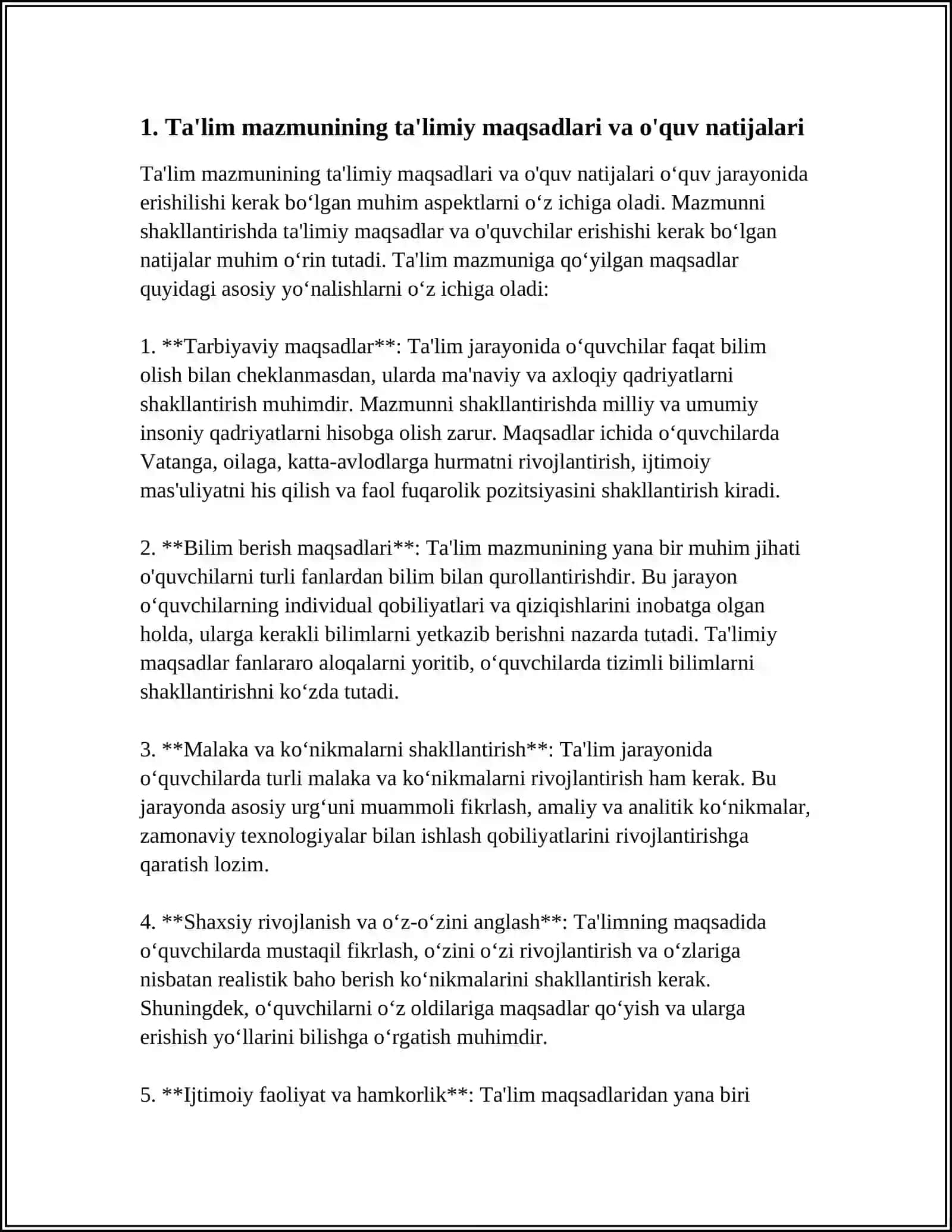 TALIM MAZMUNI 3