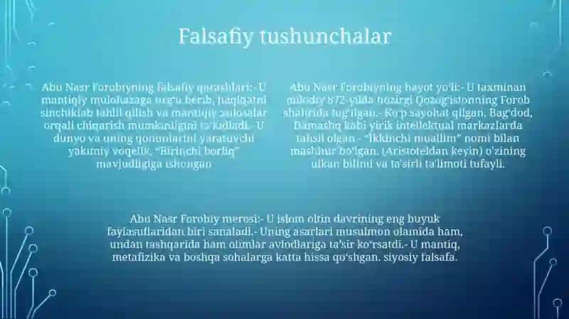 Abu Nasr Farobiy Va Uning Hayot Yo'Llari 3