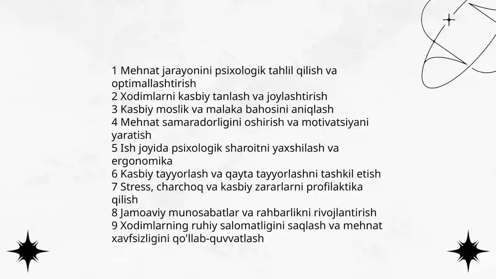 Mehnat psixologiyasi fanining vazifasi va ahamiyati 3