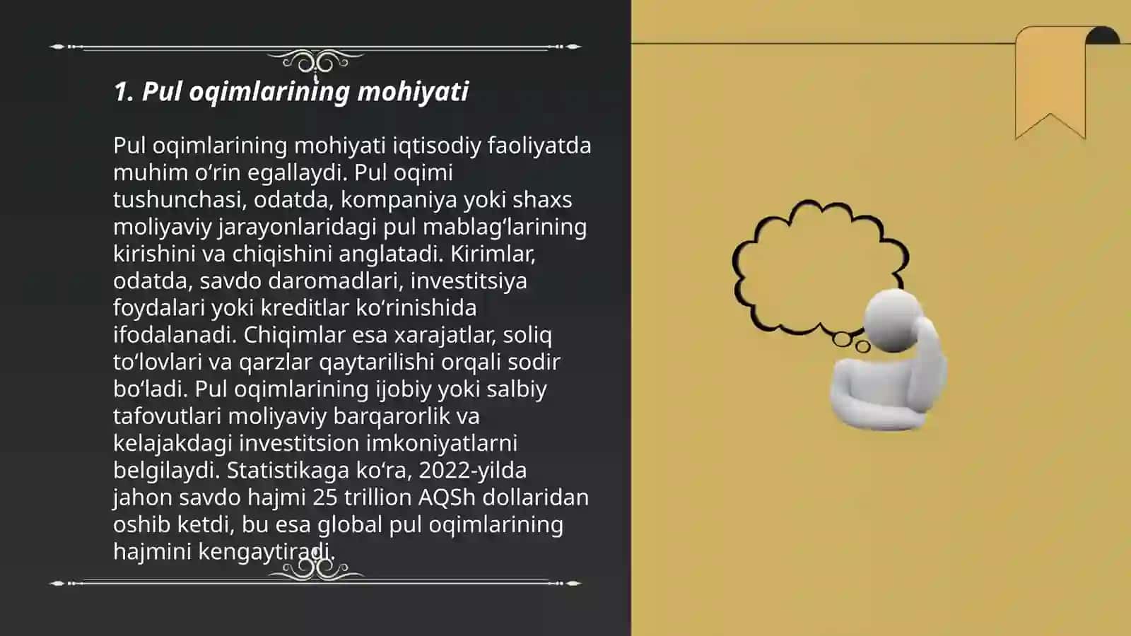 Pul oqimlarining ahamiyati va ularni tahlil qilish usullari 3