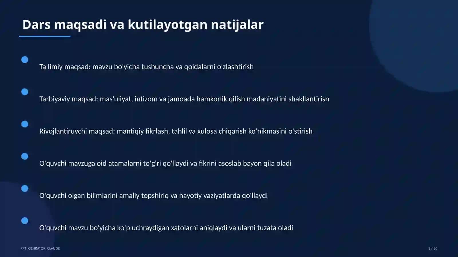 Turkiston XIX asr oxiri - XX asr boshida (9-sinf) 3