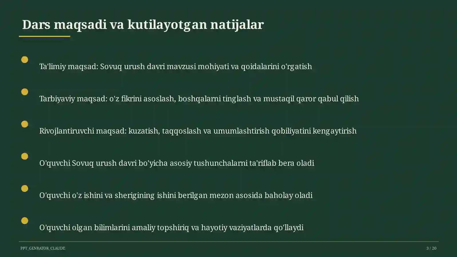 Sovuq urush davri (10-sinf) 3