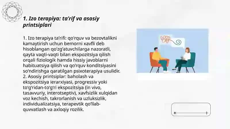 Izo terapiya. Bixeviorial terapiya 3