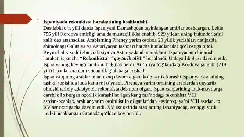 Rekonkista Harakati 3