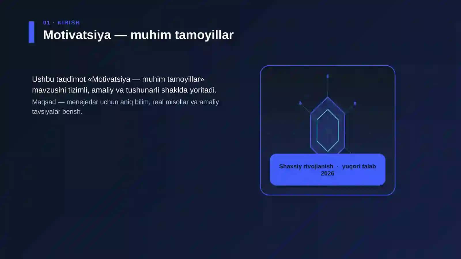 Motivatsiya — muhim tamoyillar 3