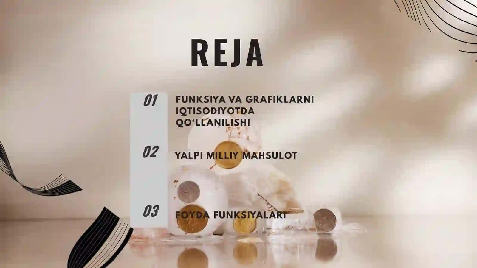 FUNKSIYA VA GRAFIKLARNING IQTISODIYOTDA QO‘LLANILISHI 3