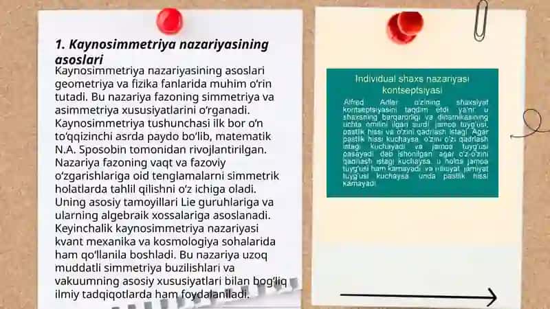 Kaynosimmetriya kontseptsiyasi 3