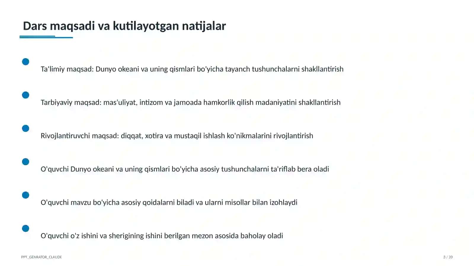 Dunyo okeani va uning qismlari (7-sinf) 3