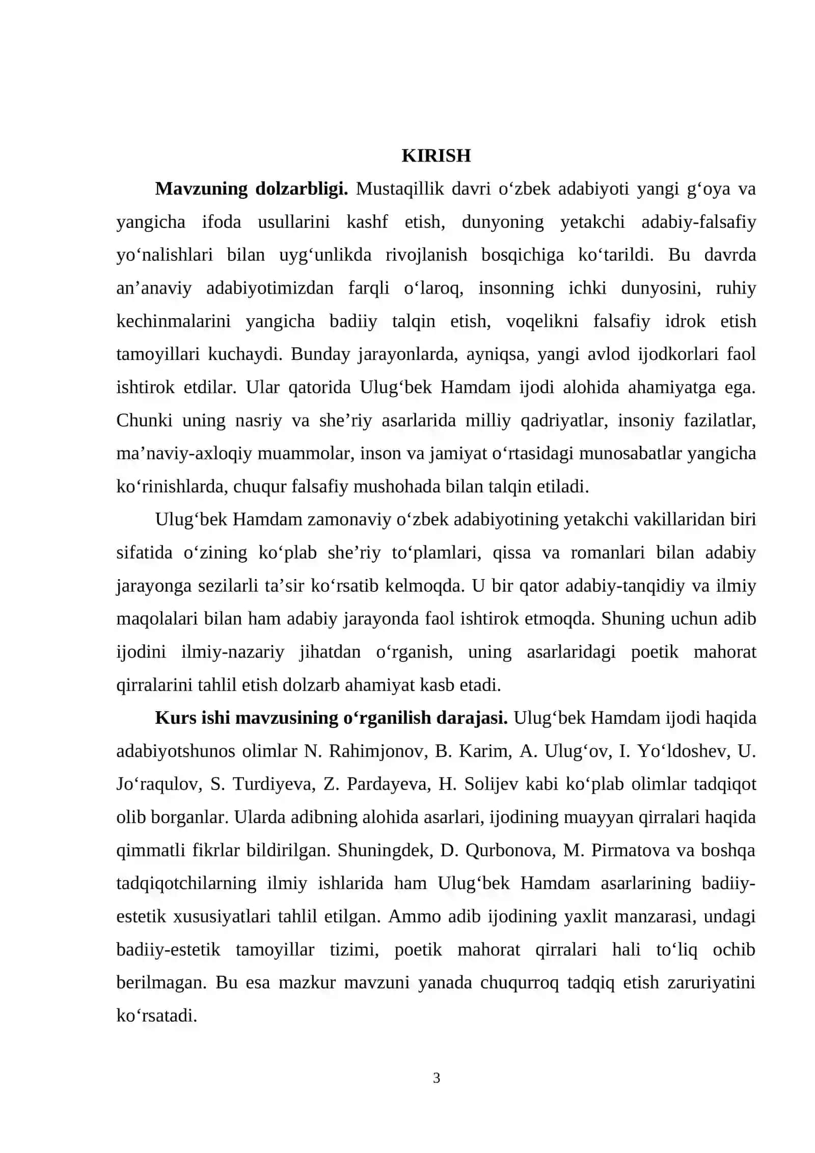 ULUG‘BEK HAMDAM ASARLARI TAHLILI 3