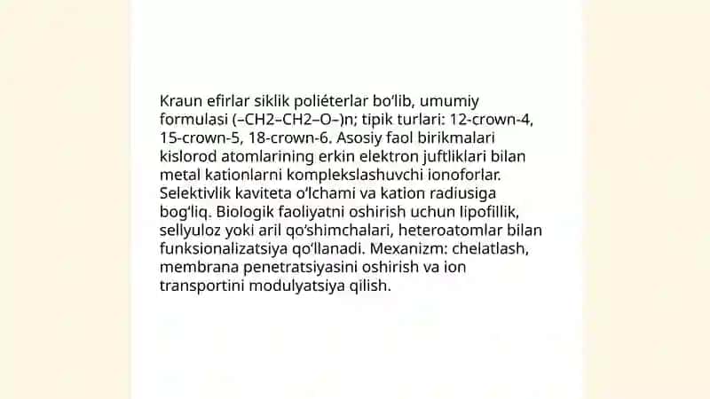 Kraun efirlar 3