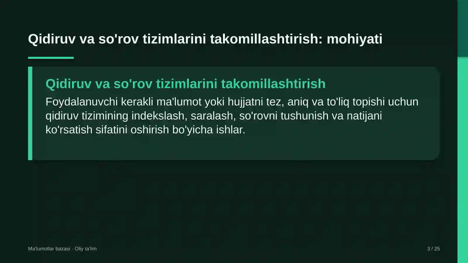 Aeroportlarda qidiruv va so'rov tizimlarini takomillashtirish 3