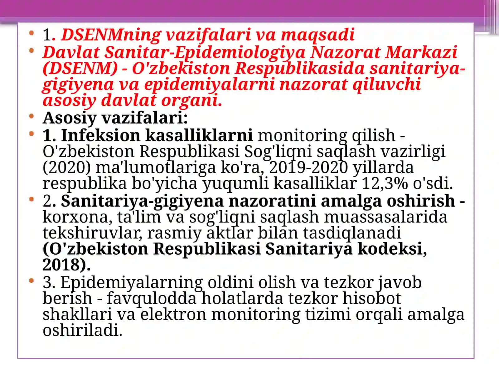 DSENMNI HISOBGA OLISH OPERATIV HUJJATLARNI O’RGANISH 3