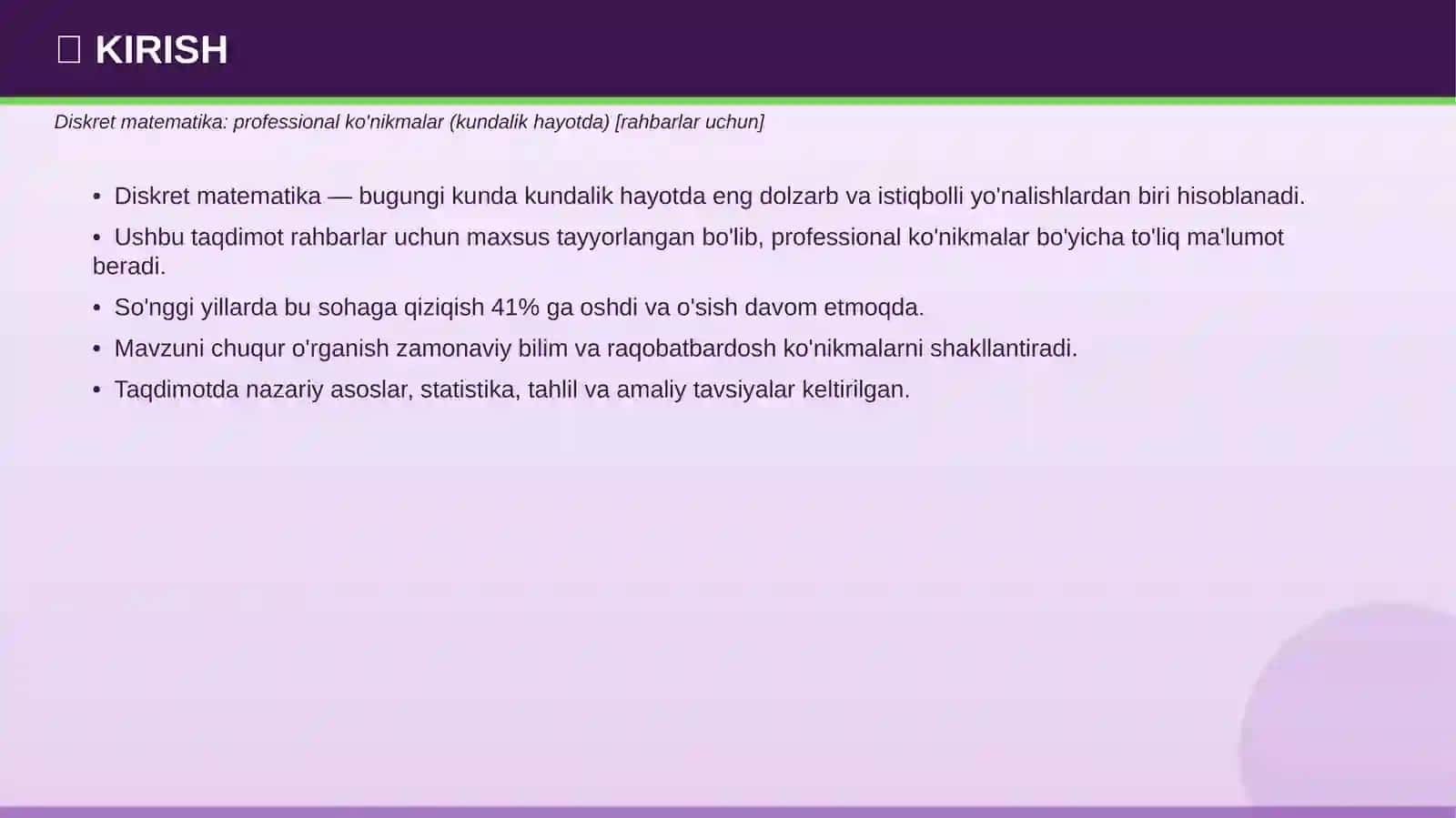 DISKRET MATEMATIKA 3