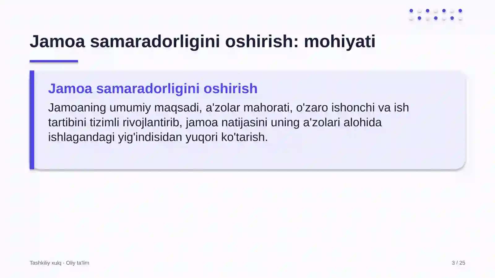 Akvaparklarda jamoa samaradorligini oshirish 3