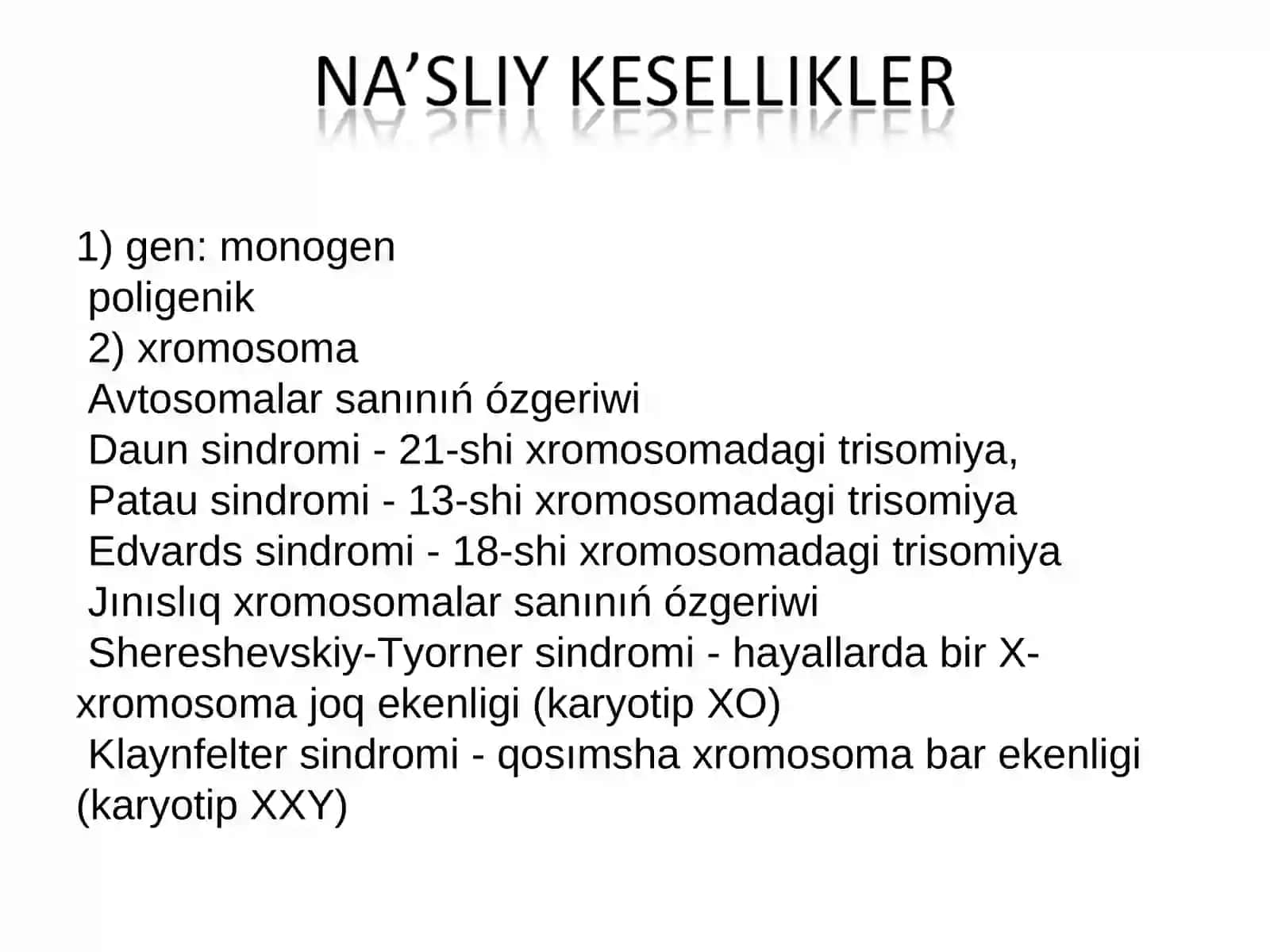 Nerv sistemasi na’sliy kesellikleri tu’rleri 3