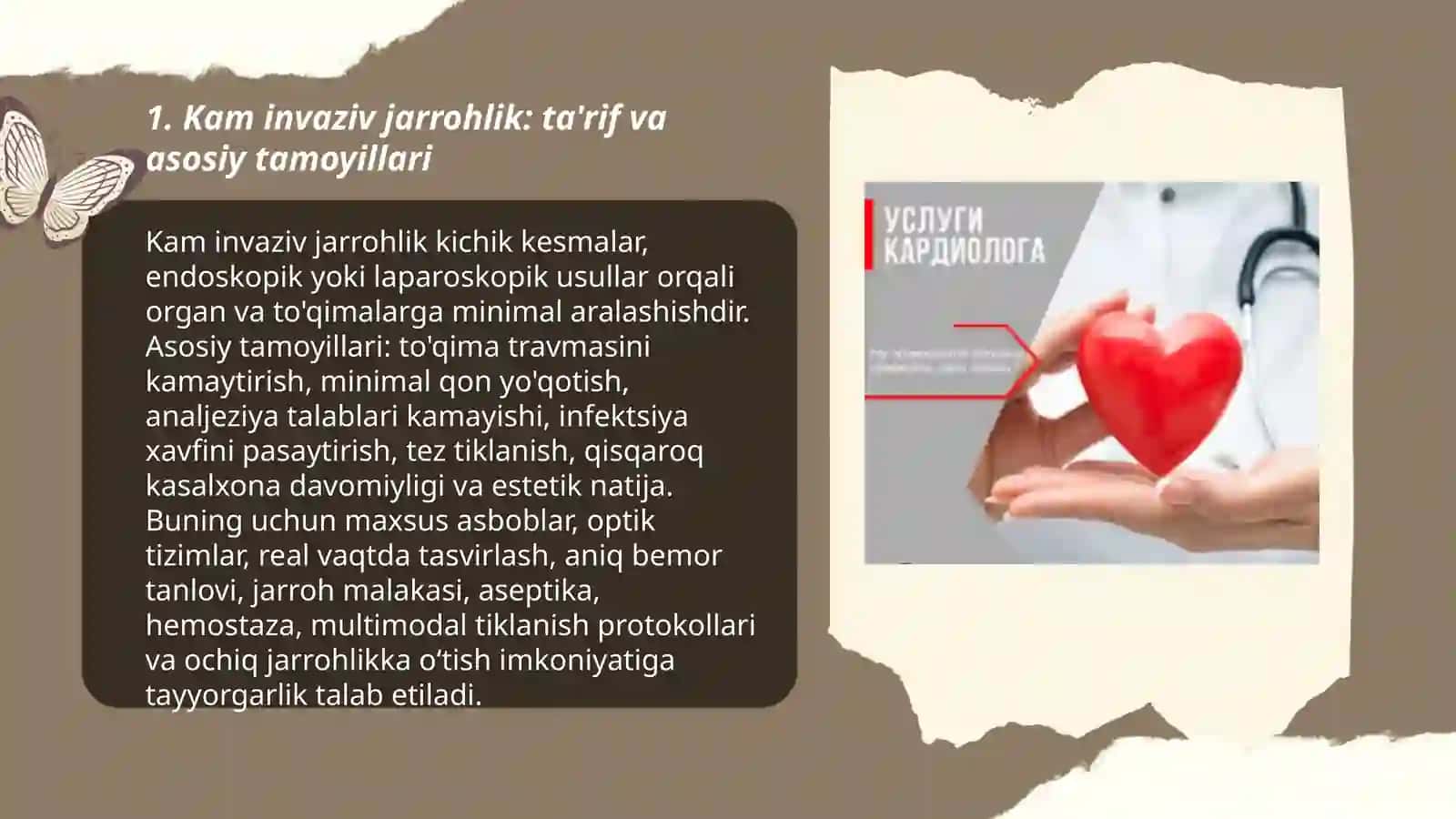 Kam invaziv jarrohlik tamoyillari xirurgiyada kichik invaziv aralashmalari 3