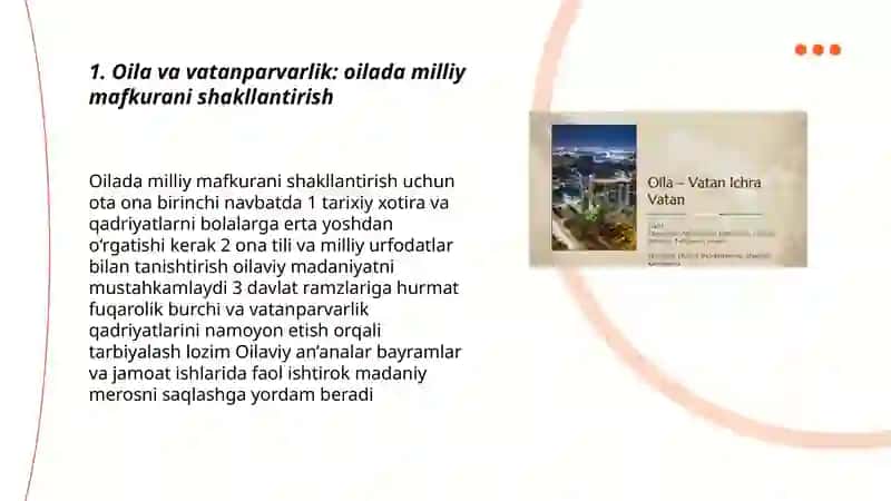 Vatan taraqqiyotiga men ham mas’ulman: Oila jamiyatning asosiy bo‘g‘ini 3