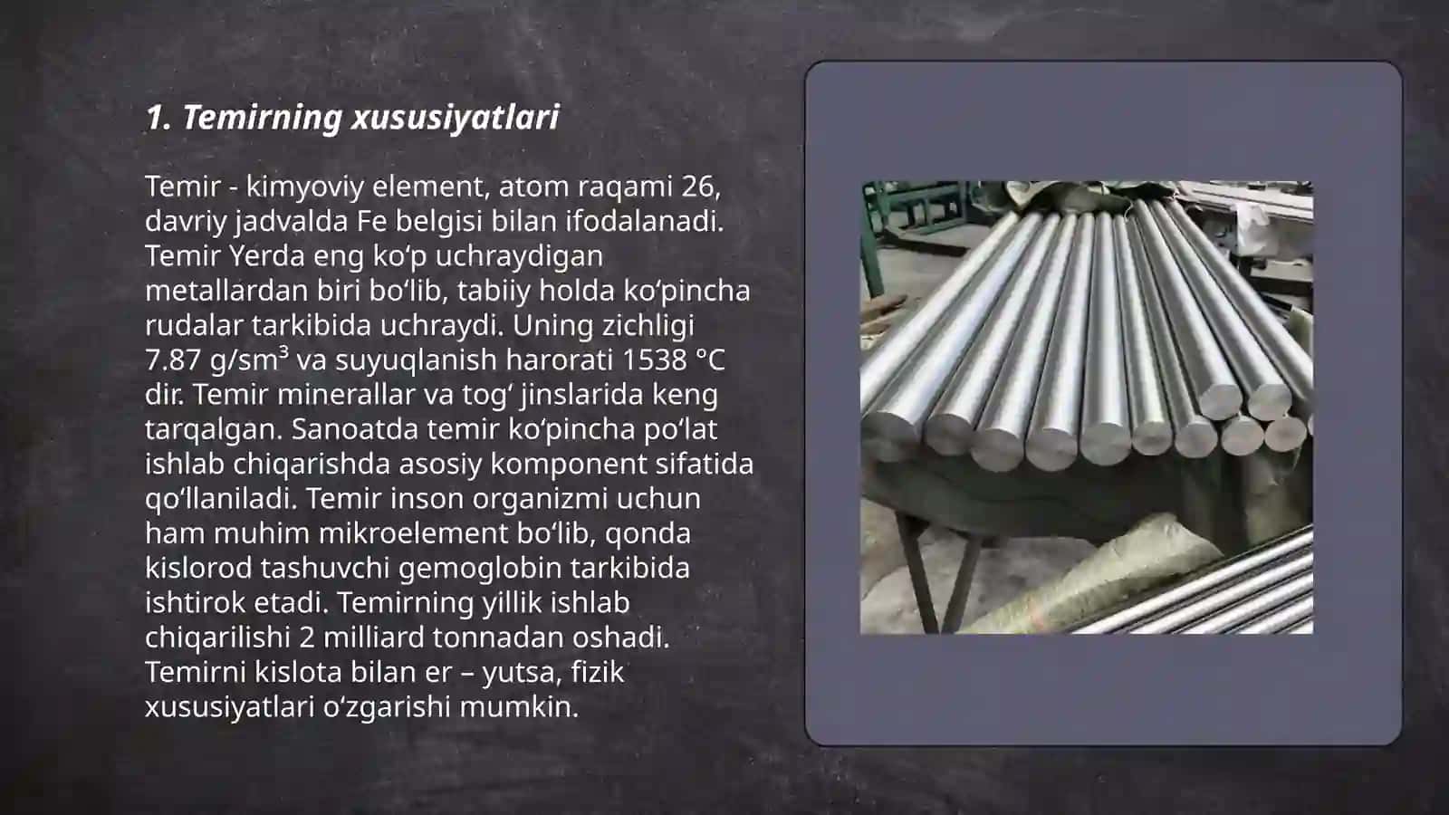 Temir va uning qotishmalari 3