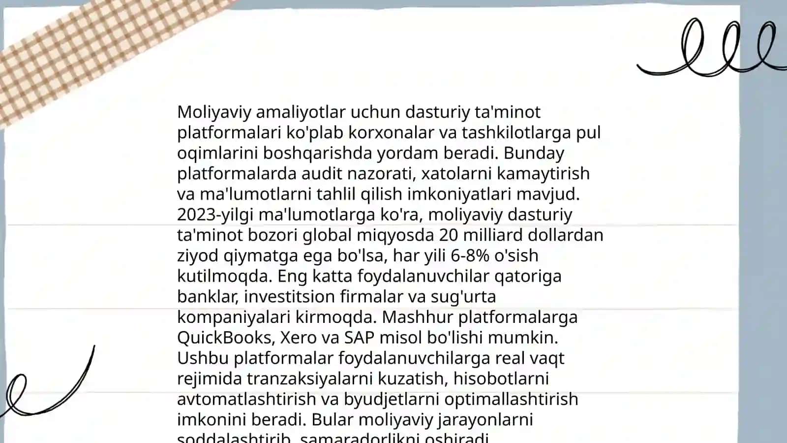 Moliyaviy amaliyotlar 3