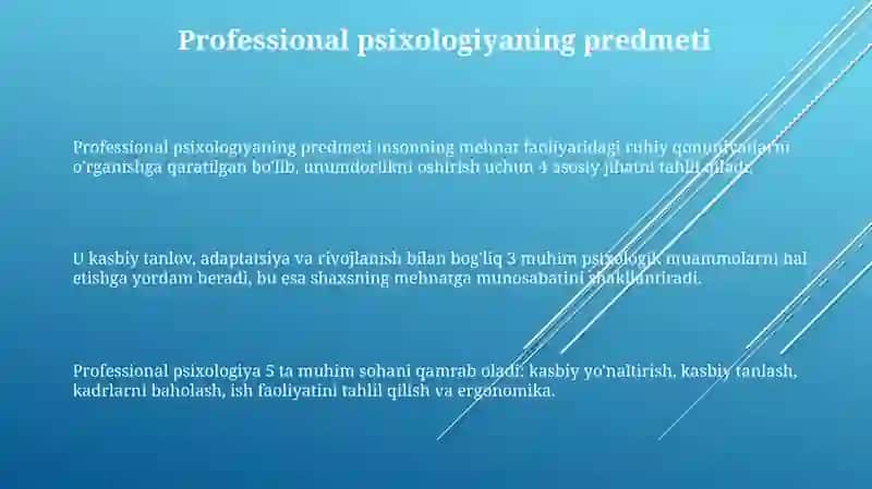 Kasbiy psixologiyaning predmeti va dolzarb vazifalari 3