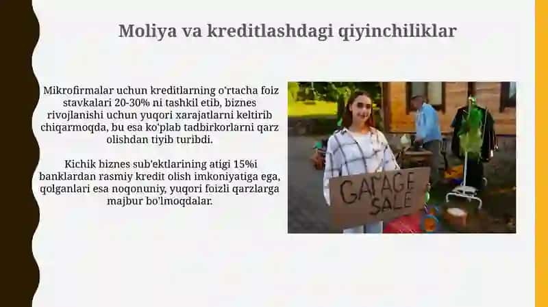 Ôzbekistonda kichik biznesni rivojlantirishning sotsial muamolari 3