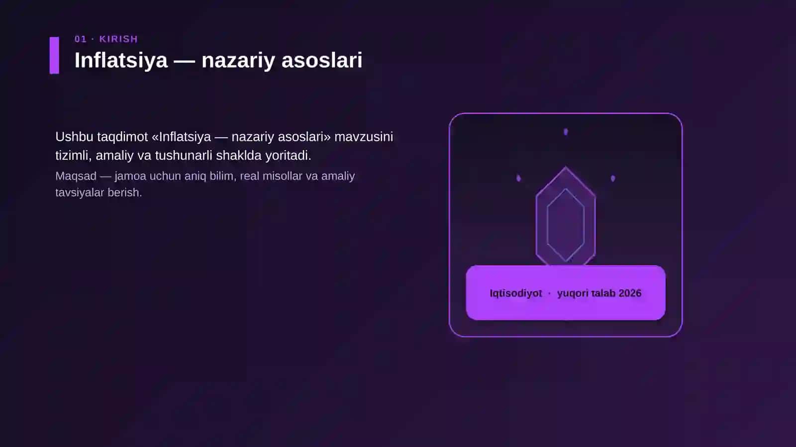 Inflatsiya — nazariy asoslari 3