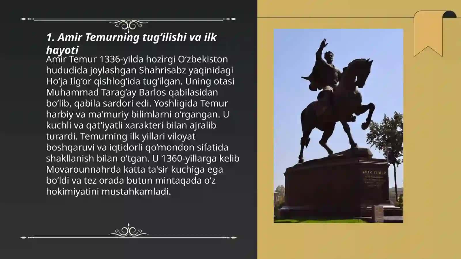 Amir Temur haqida 3