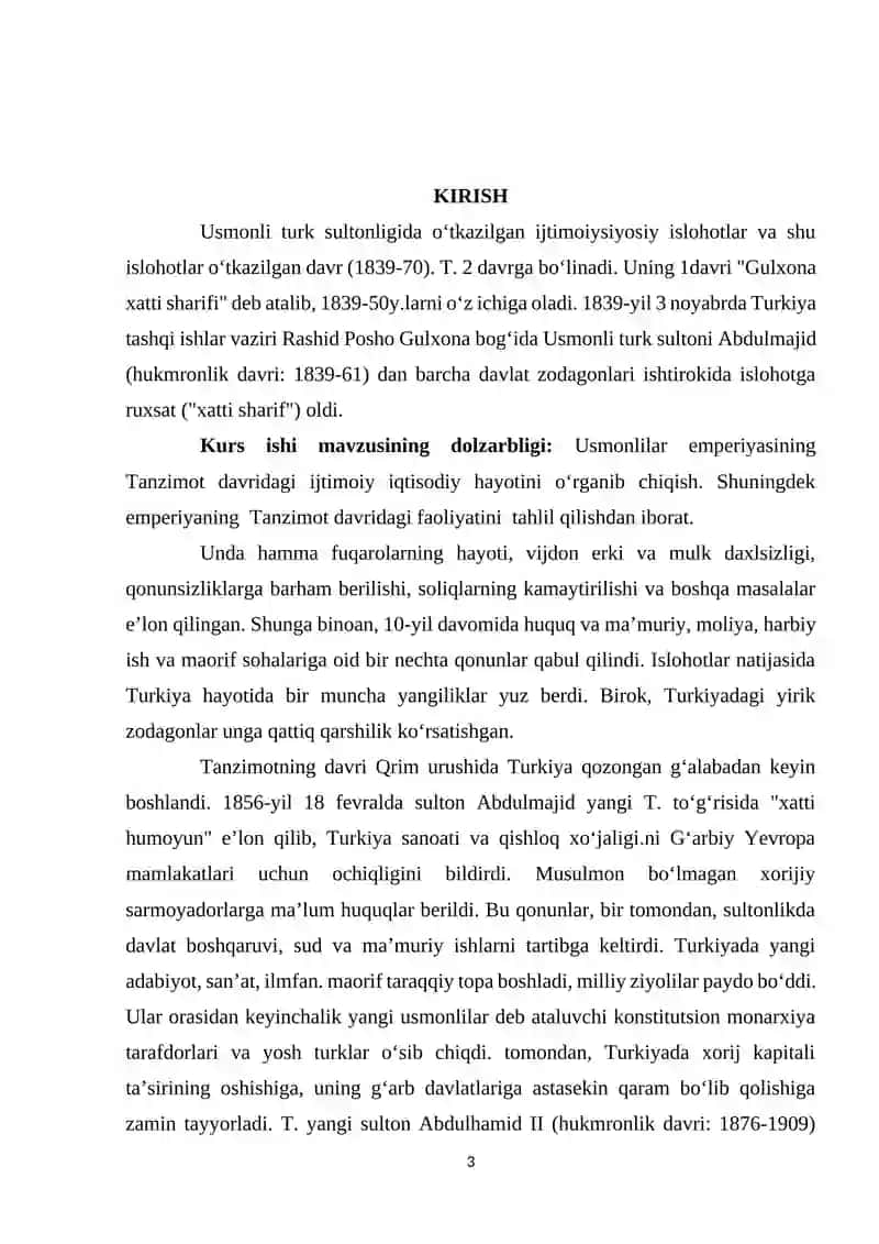 USMONLILAR EMPERIYASI TANZIMOT DAVRIDA 3