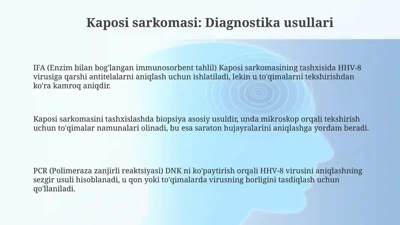Kaposhiningsarkomasi.EkzemaKaposhi. IFAvaPZRdiagnostikusullari 3