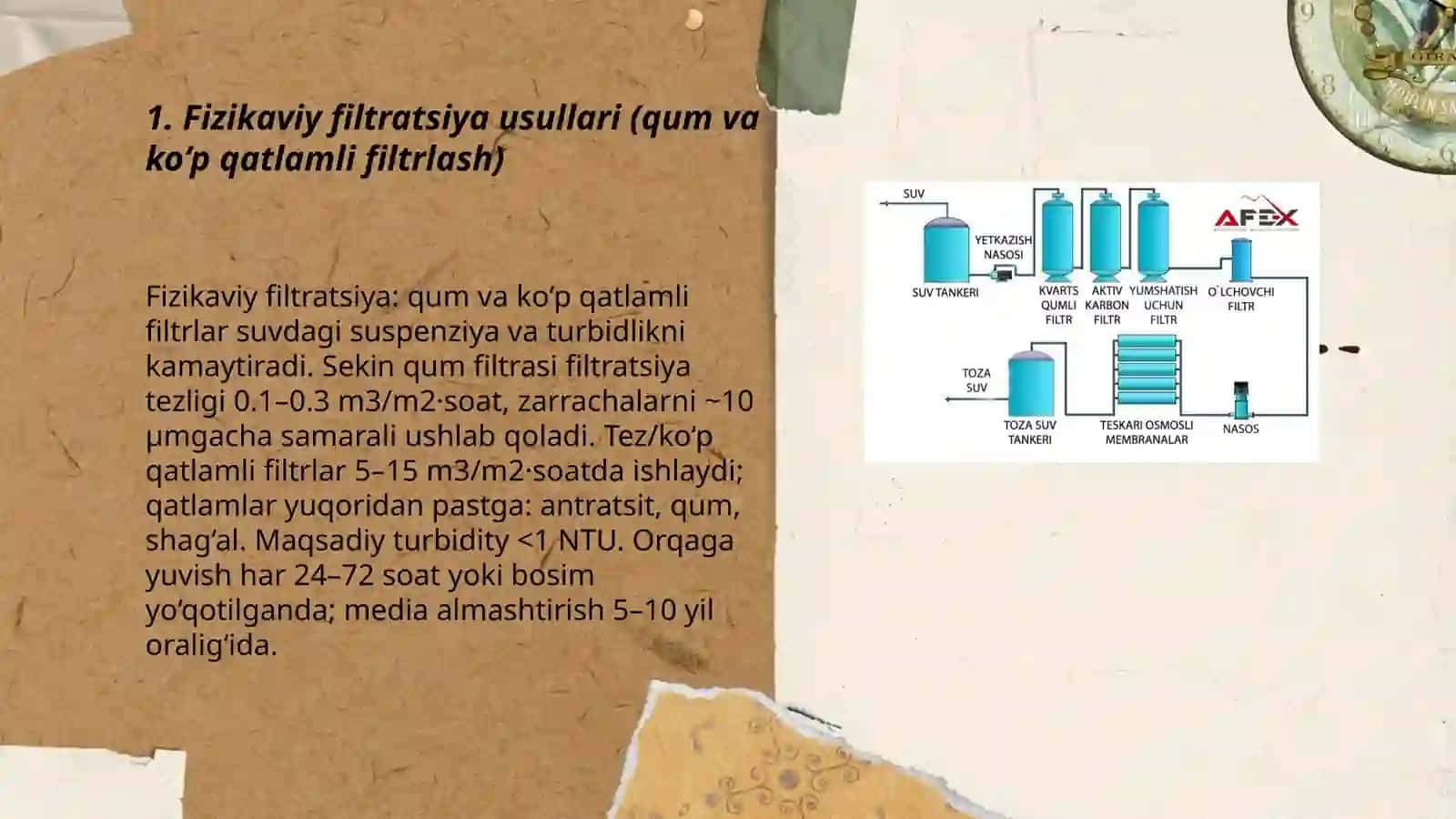 Ichimlik suvining sifatini yaxshilashdagi asosiy usullar 3