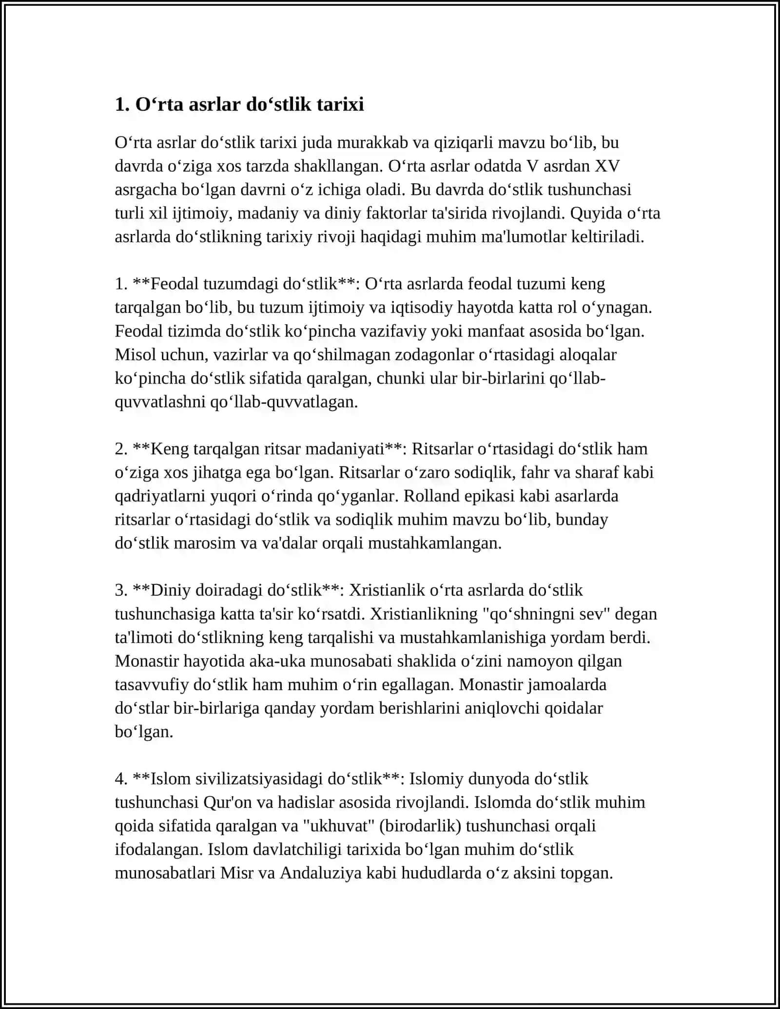 DOSTONLAR TARIXIGA MISOLLAR KELTIRING 3