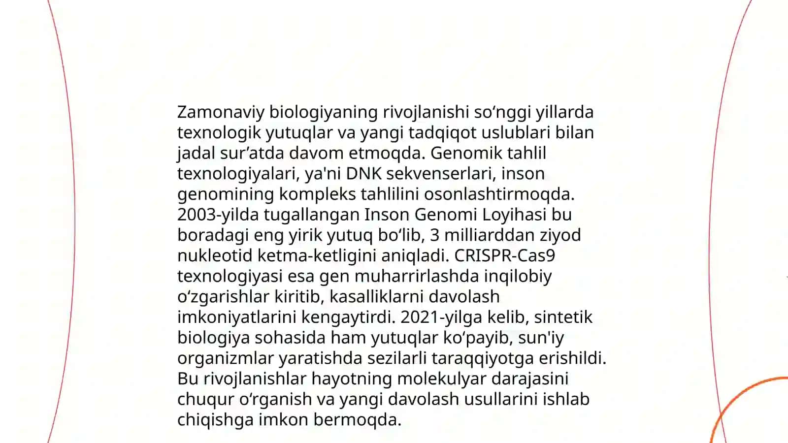 Zamonaviy biologiya rivojlanishida bioinformatikaning oʻrni 3