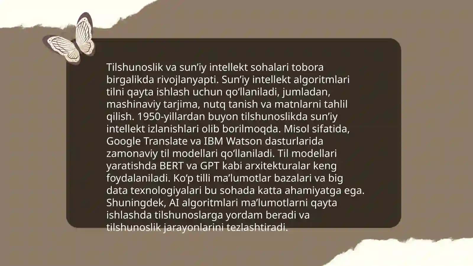 Tilshunoslikning zamonaviy yoʻnalishlari 3