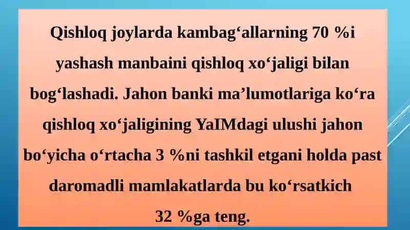 QISHLOQ XO‘JALIGINI “YASHIL IQTISODIYOT” ASOSIDA BARQAROR RIVOJANTIRISH YO‘LLARI. 3