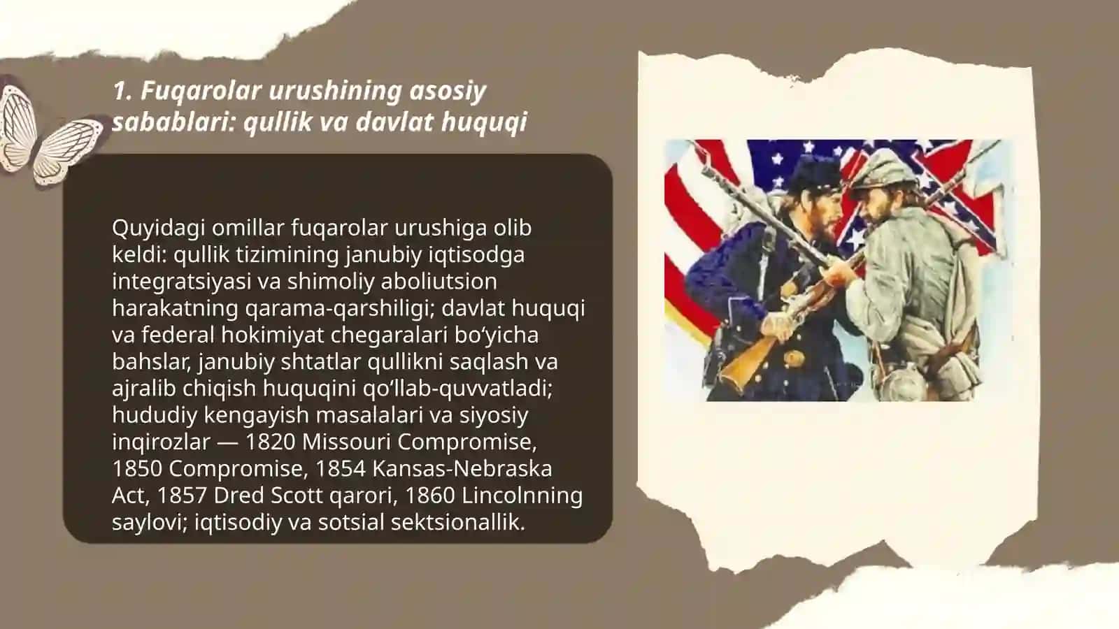 1800-1870-yillarda AQSH: fuqarolar urushi va keyingi taraqqiyot 3