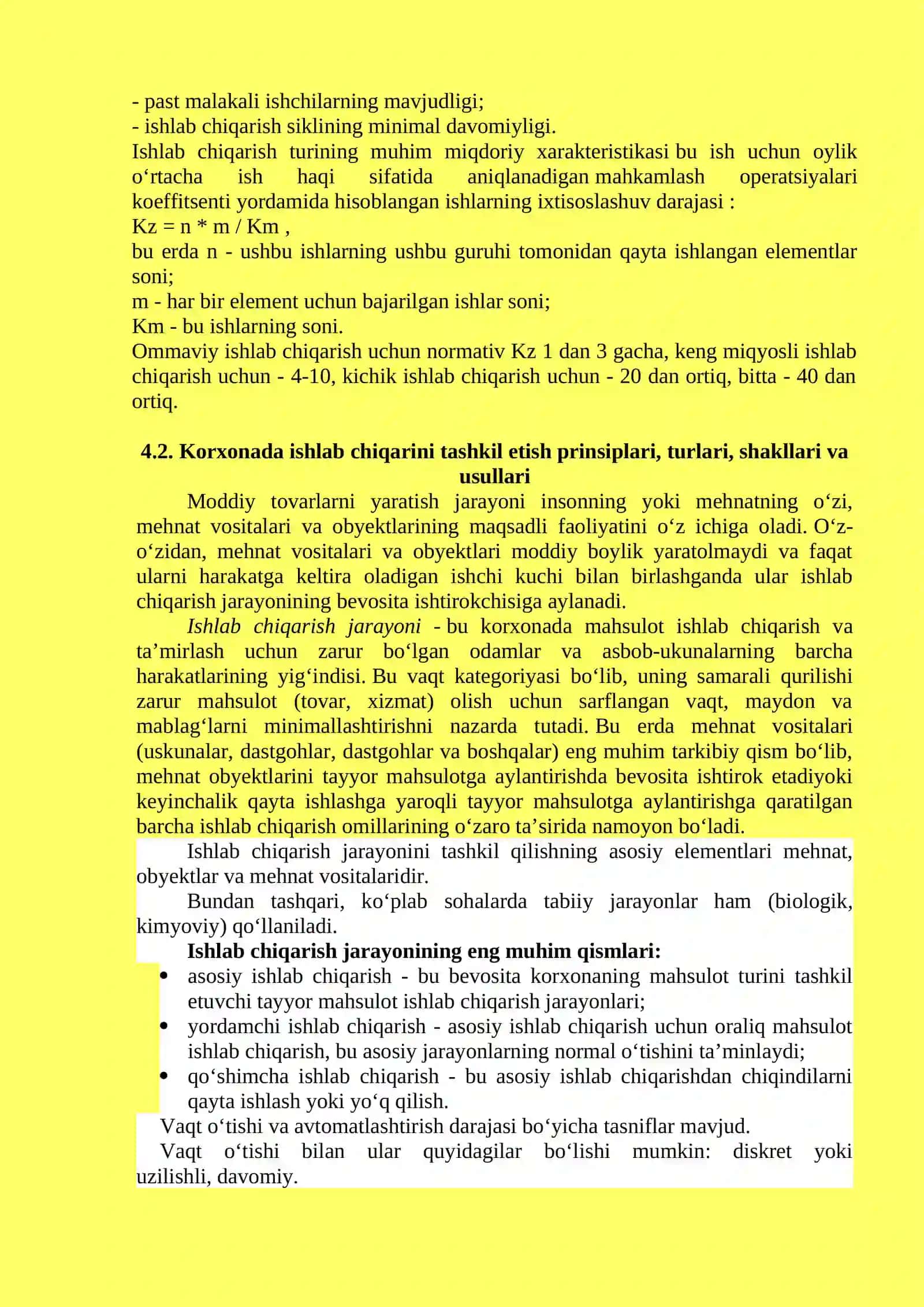 Ishlab chiqarish omillari va ishlab chiqarish jarayoni 3
