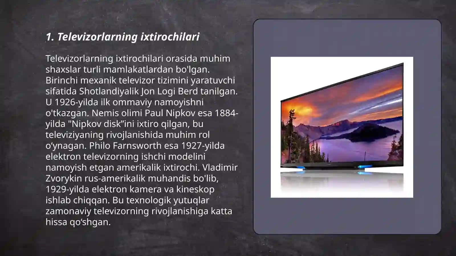 Televizor yaralish tarixi 3