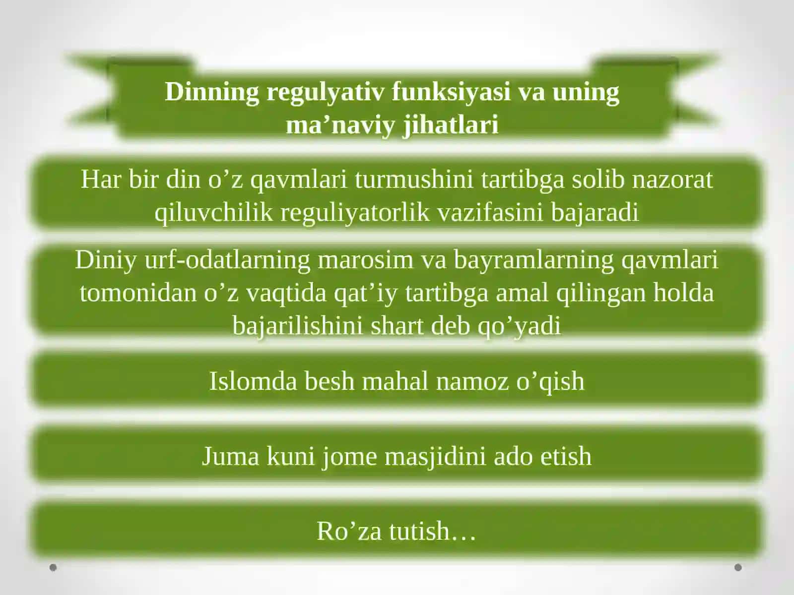 DIN VA MA’NAVIYAT 3