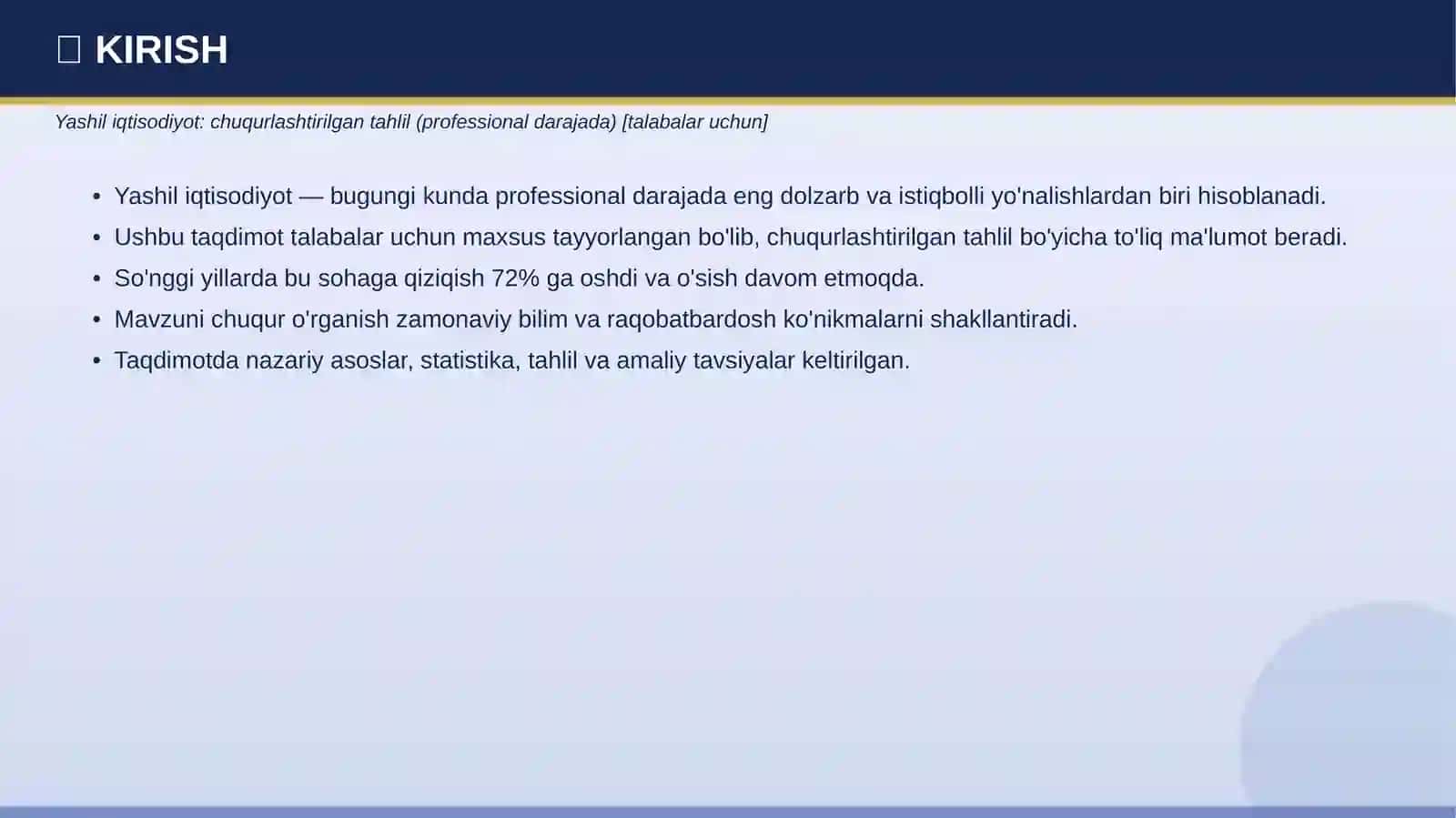 PROFESSIONAL TAQDIMOT • 2026 3