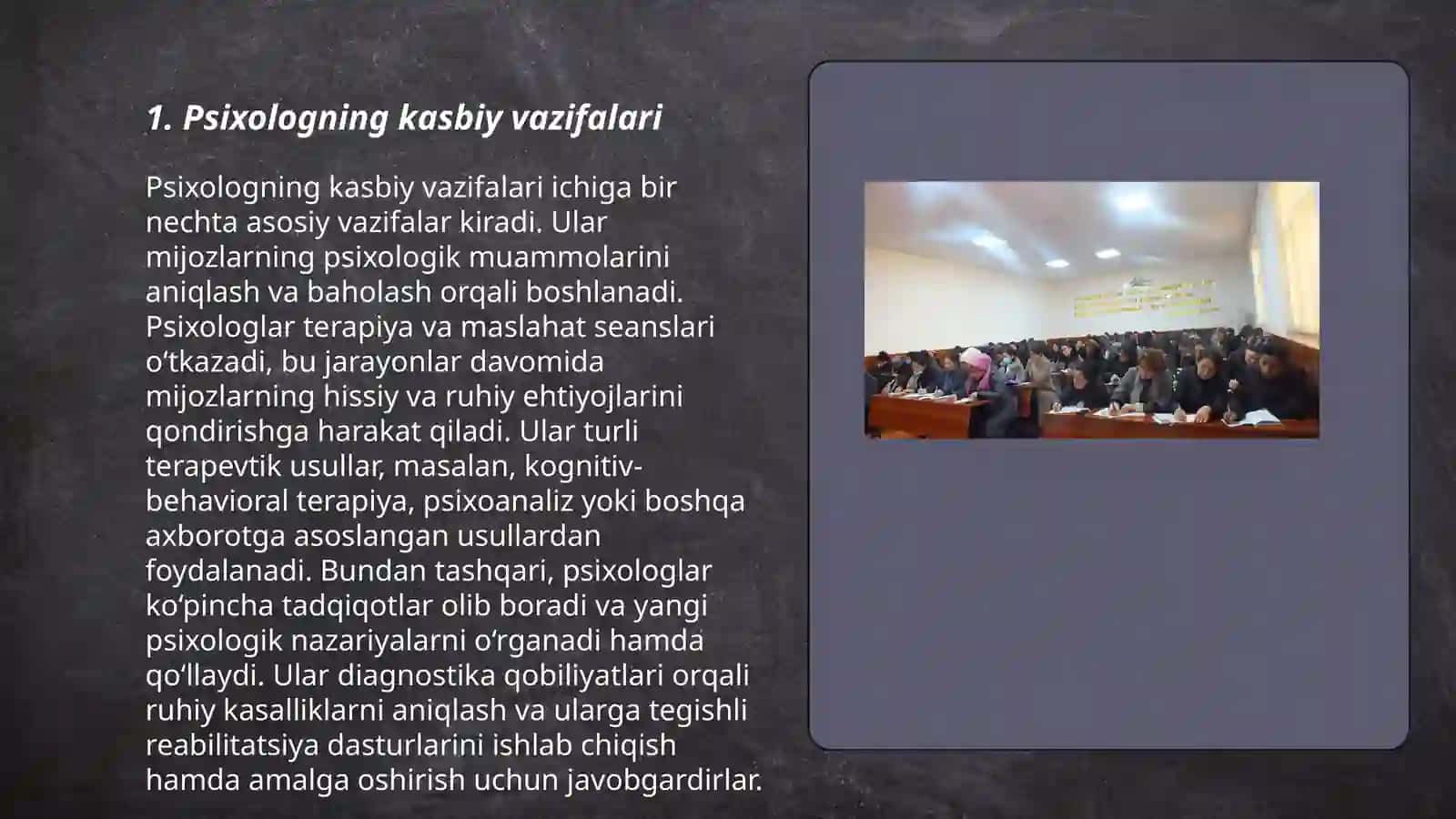Psixolog kasbiy faoliyati va kasbiy uygʻunlik 3