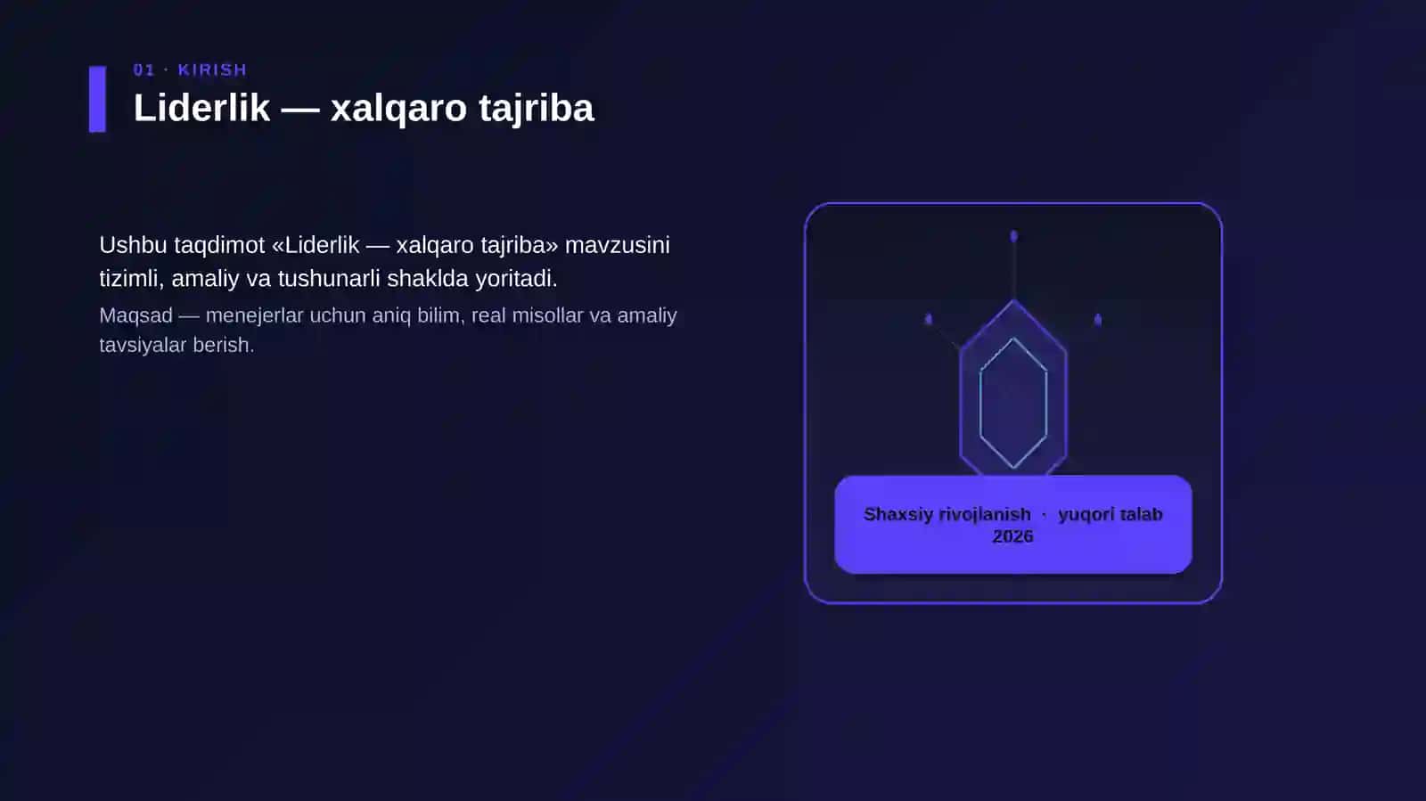 Liderlik – xalqaro tajriba 3