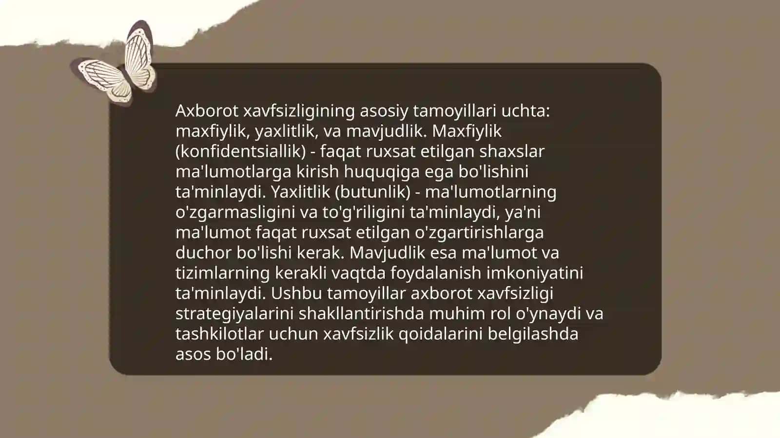 Axborot xavfsizligi 3